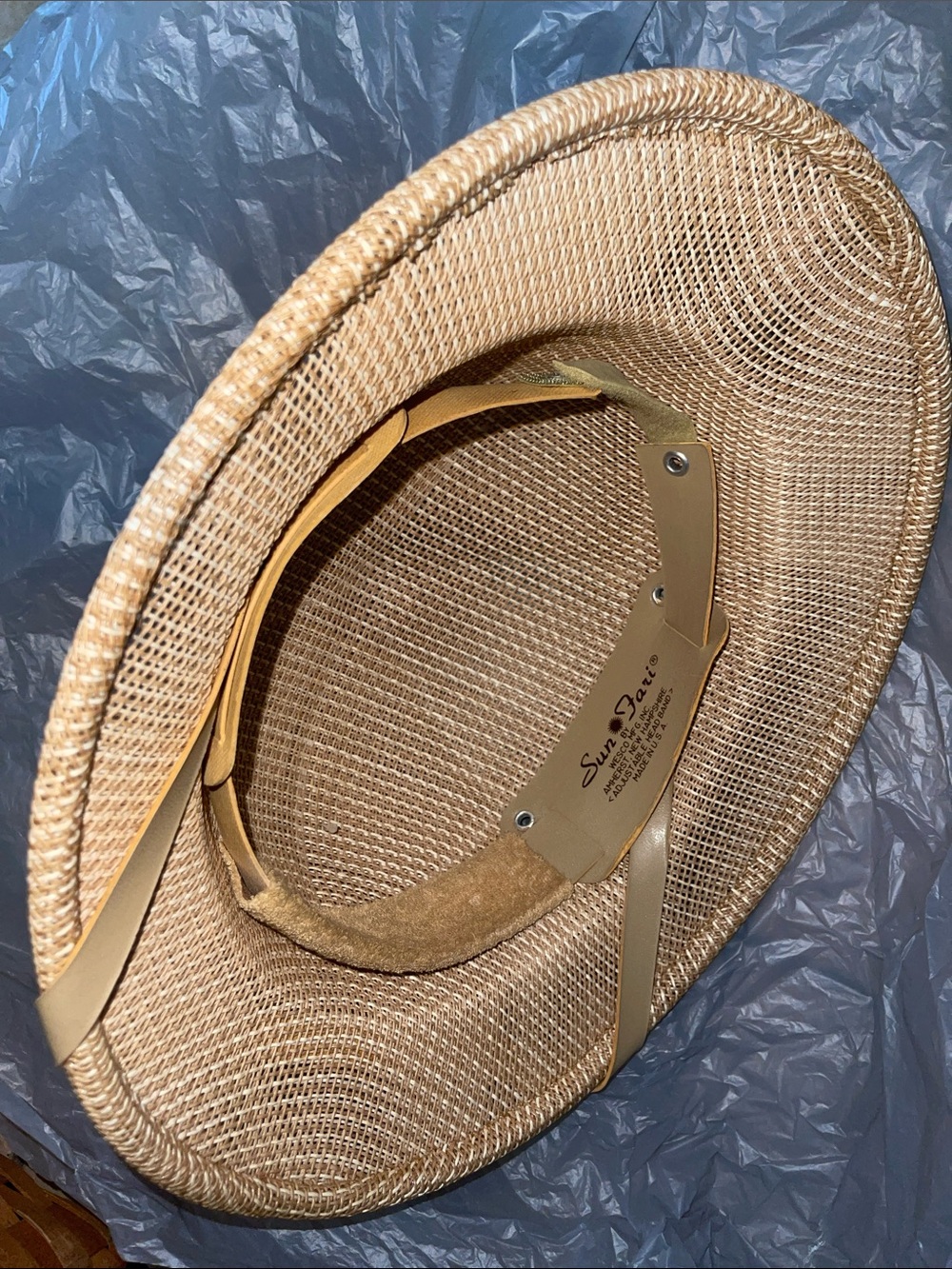 Sun-Fari Hat Safari Wendell Fabrics Made In USA - Picture 3 of 6